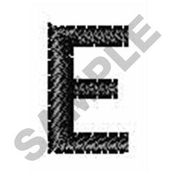 Plain Block Font E