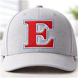 case beginner-friendly machine embroidery - ROMAN UPPER CASE E perfect for Hats