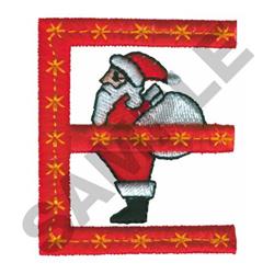 Santa Claus beginner-friendly machine embroidery - SANTA E for patchwork quilt blocks