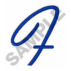 alph quick stitch machine embroidery - SCRIPT ALPH F perfect for patchwork quilt blocks