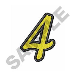 number beginner-friendly machine embroidery - Script Number 4 for decorative pillow covers