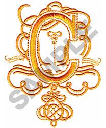 beginner-friendly scroll machine embroidery pattern - SCROLL C for Cultural Events