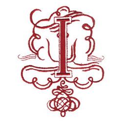 beginner-friendly scroll machine embroidery pattern - SCROLL I for patchwork quilt blocks