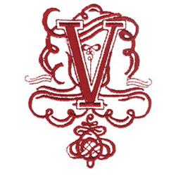scroll beginner-friendly machine embroidery - SCROLL V for patchwork quilt blocks