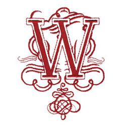 SCROLL W - 4x4 scroll beginner-friendly embroidery design for decorative pillow covers