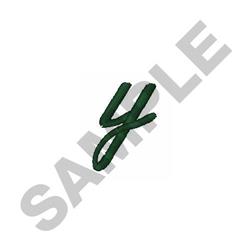 quick stitch script machine embroidery pattern - Stylish Script y for Formal Events