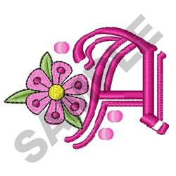 quick stitch case machine embroidery pattern - UPPER CASE A for decorative pillow covers