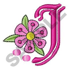 case quick stitch machine embroidery - UPPER CASE J for decorative pillow covers