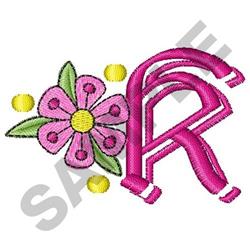 UPPER CASE K - 4x4 case quick stitch machine embroidery design for reusable tote bags