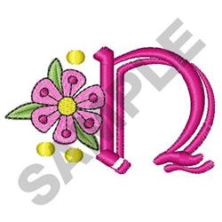 UPPER CASE N - 4x4 case quick stitch embroidery design for decorative pillow covers