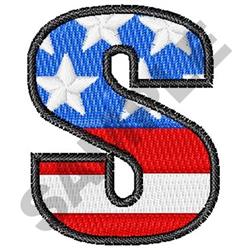 Upper Case S - 4x4 case beginner-friendly embroidery design for cute baby onesies