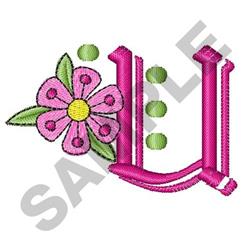 case quick stitch machine embroidery - UPPER CASE U perfect for cute baby onesies