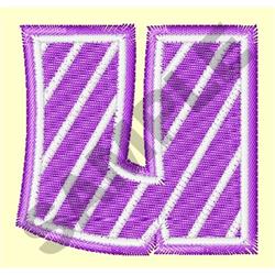 case beginner-friendly machine embroidery - Upper Case U perfect for Backpacks