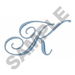 beginner-friendly font machine embroidery pattern - Wedding Script Font K for decorative pillow covers