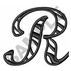 script quick stitch machine embroidery - Zebra Script R perfect for reusable tote bags