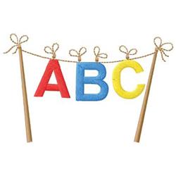 A B C