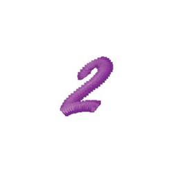 quick stitch monogram machine embroidery pattern - Monogram 2 for decorative pillow covers