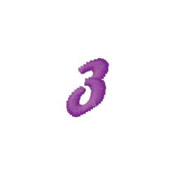 monogram quick stitch machine embroidery - Monogram 3 for patchwork quilt blocks