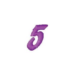 quick stitch monogram machine embroidery pattern - Monogram 5 for decorative pillow covers