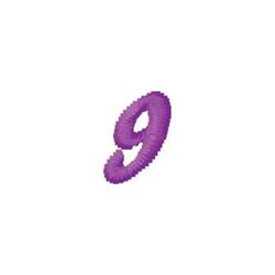 monogram quick stitch machine embroidery - Monogram 9 for patchwork quilt blocks