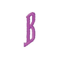 quick stitch monogram machine embroidery pattern - Monogram B for patchwork quilt blocks