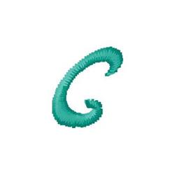 monogram quick stitch machine embroidery - Monogram C perfect for cute baby onesies