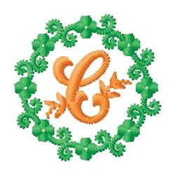 monogram quick stitch machine embroidery - Monogram C perfect for kitchen tea towels