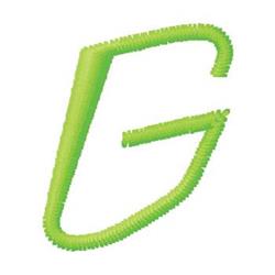 Monogram G - 4x4 monogram quick stitch machine embroidery design for kitchen tea towels