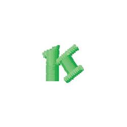 monogram quick stitch machine embroidery - Monogram K for Birthday Decorations