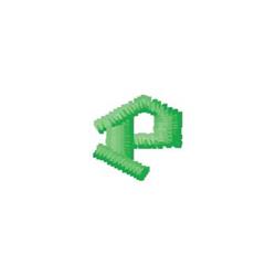 quick stitch monogram machine embroidery pattern - Monogram P for Marketing Materials