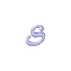 quick stitch monogram machine embroidery pattern - Monogram S for decorative pillow covers