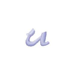 Monogram U - 4x4 monogram quick stitch machine embroidery design for cute baby onesies
