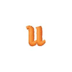 monogram quick stitch machine embroidery - Monogram U for decorative pillow covers