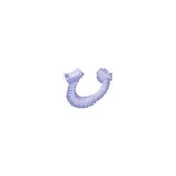 quick stitch monogram machine embroidery pattern - Monogram V for kitchen aprons