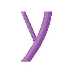monogram quick stitch machine embroidery - Monogram Y for Kids Backpacks