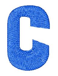 quick stitch font machine embroidery pattern - Baseball Font c for reusable tote bags