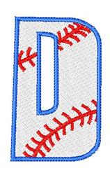 font beginner-friendly machine embroidery - Baseball Font D perfect for Backpacks