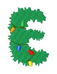 light quick stitch machine embroidery - Christmas Lights E for patchwork quilt blocks