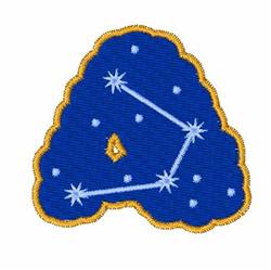 Constellation Font A - 4x4 star beginner-friendly embroidery design for reusable tote bags