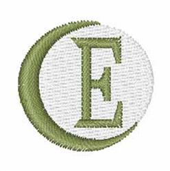 Retro Sign e - 4x4 sign quick stitch machine embroidery design for cute baby onesies