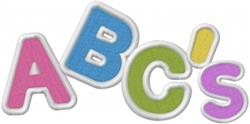 abc detailed machine digital embroidery - ABCs perfect for reusable tote bags