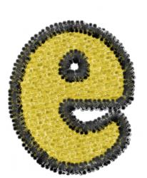 Bubble e - 4x4 bubble quick stitch machine embroidery design for cute baby onesies