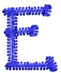 font quick stitch machine embroidery - Loop Font E perfect for patchwork quilt blocks
