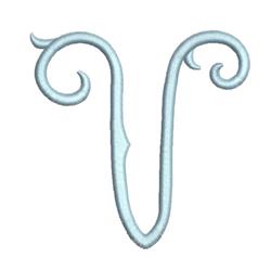 script quick stitch machine embroidery - Classic Script V for decorative pillow covers