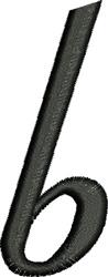 case quick stitch machine embroidery - Lower Case b perfect for kitchen tea towels