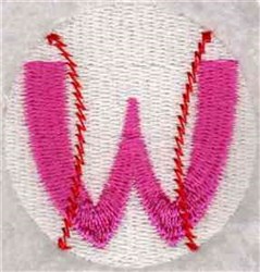 baseball beginner-friendly machine embroidery - Baseball W for Sports Backpacks