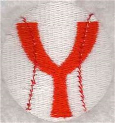 Baseball Y - 4x4 baseball beginner-friendly embroidery design for Law School Gifts