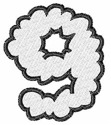 font beginner-friendly machine embroidery - Cloud Font 9 for Birthday Banners
