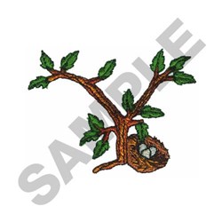 beginner-friendly tree machine embroidery pattern - TREE - Y for decorative pillow covers
