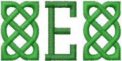 Celtic Monogram - E